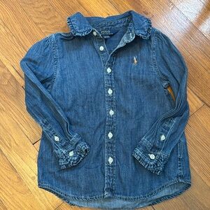 Polo Ralph Lauren Button Down Toddler Blouse